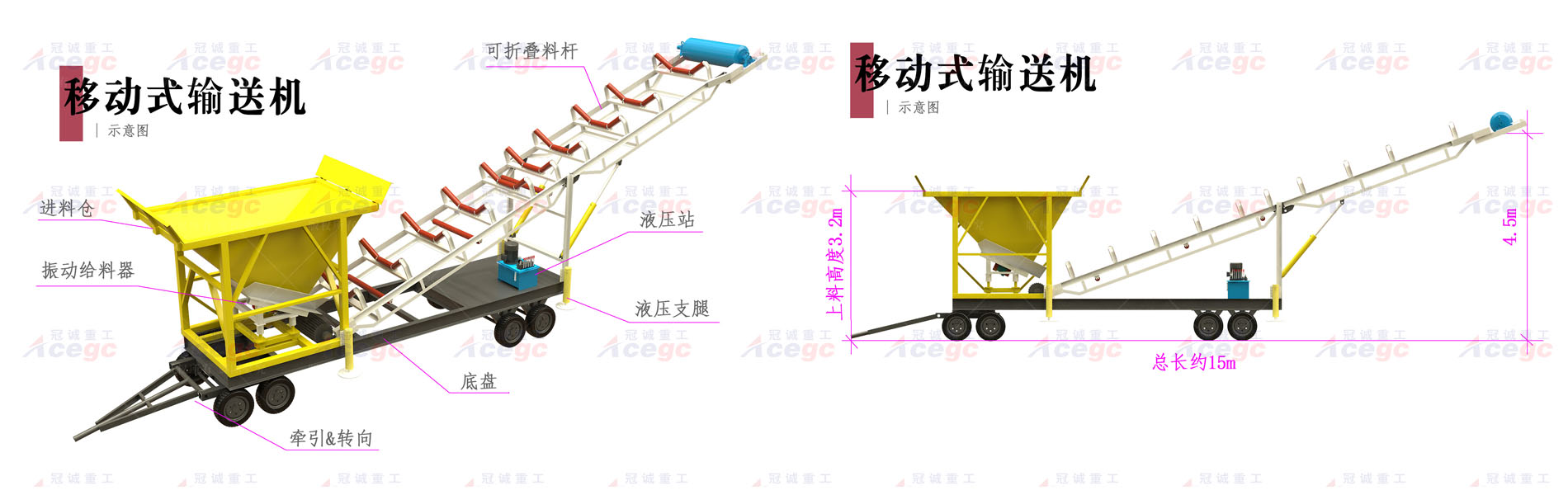 移动式皮带输送机